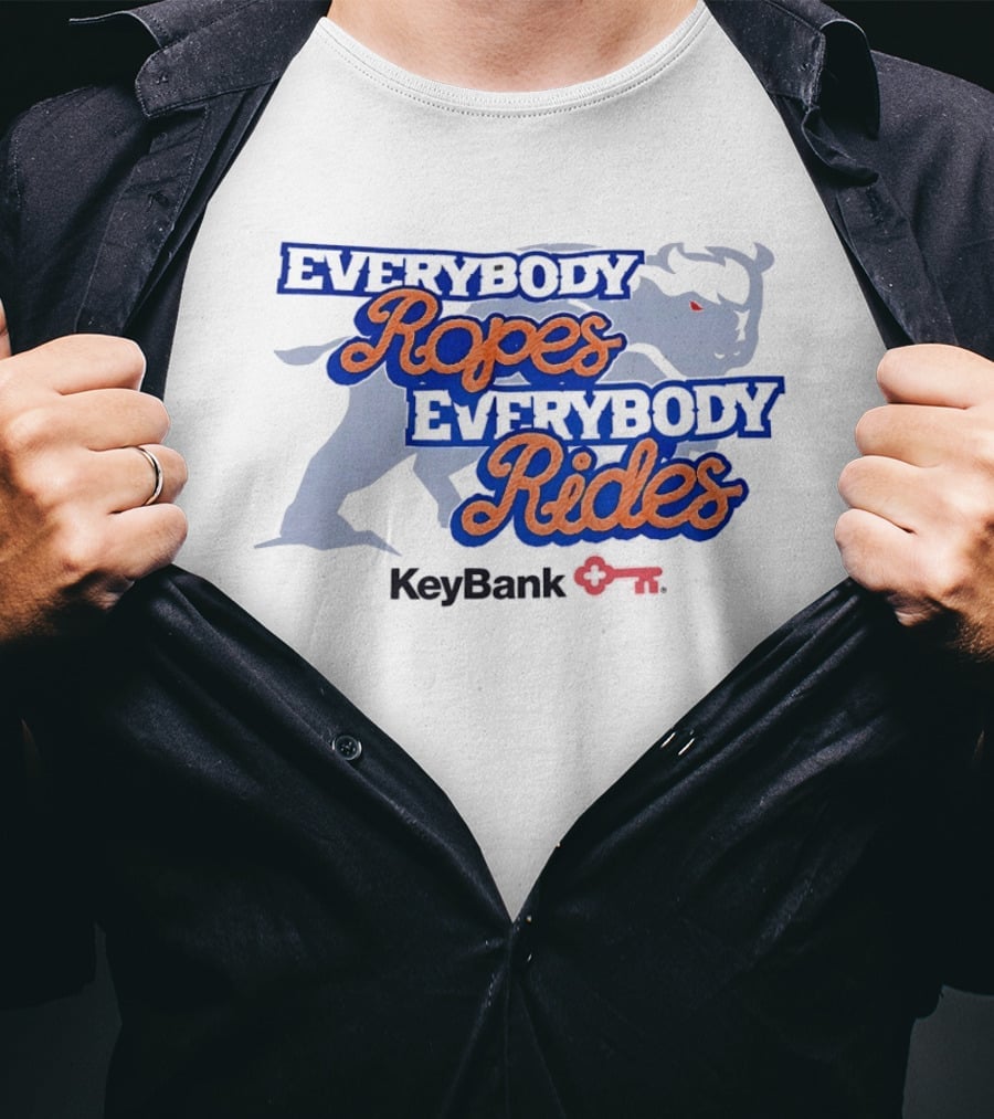 Buffalo Sabres Everybody Ropes Everybody Rides KeyBank 2026 T-Shirt