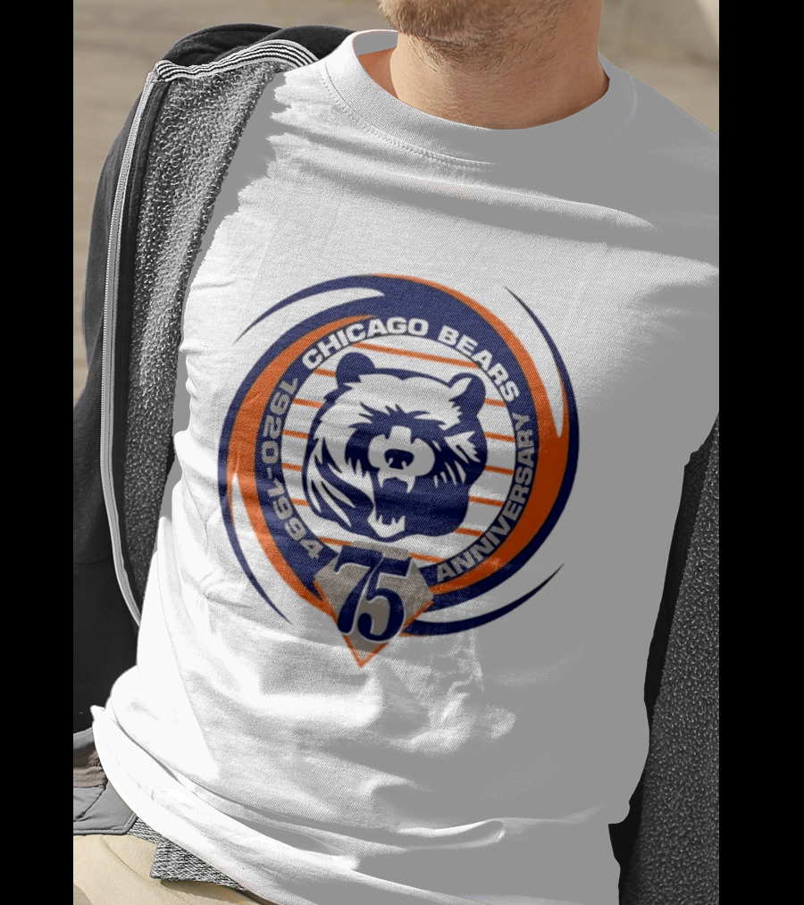 Chicago Bears 75th Anniversary 1920 1994 T-Shirt