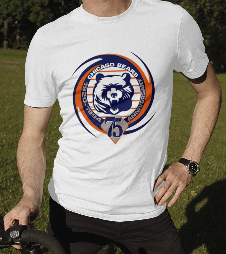 Chicago Bears 75th Anniversary 1920 1994 T-Shirt