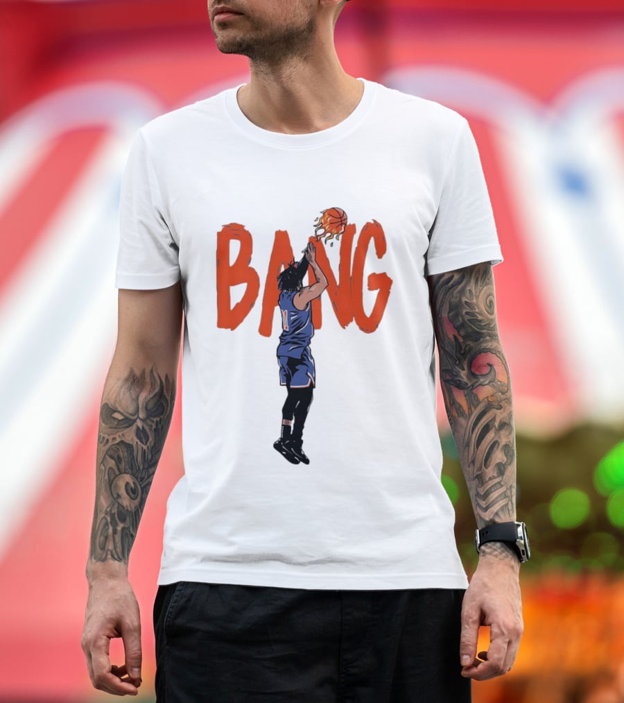 BANG Jalen Brunson New York Knicks NBA Basketball T-Shirt