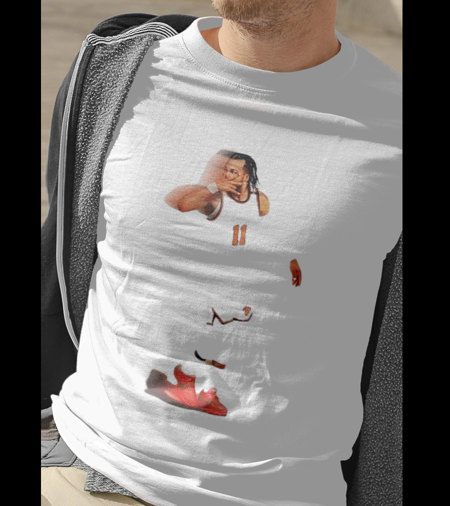 Jalen Brunson New York Knicks NBA Player Unique Distorted T-Shirt