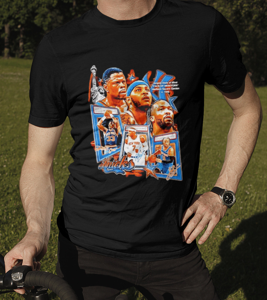 Empire State Of Mind New York Knicks Legends Madison Square Garden C. 1946 T-Shirt