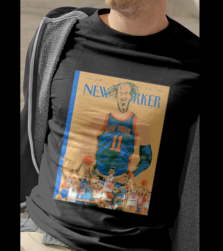 New York Knicks The New Yorker June 2026 Cover T-Shirt