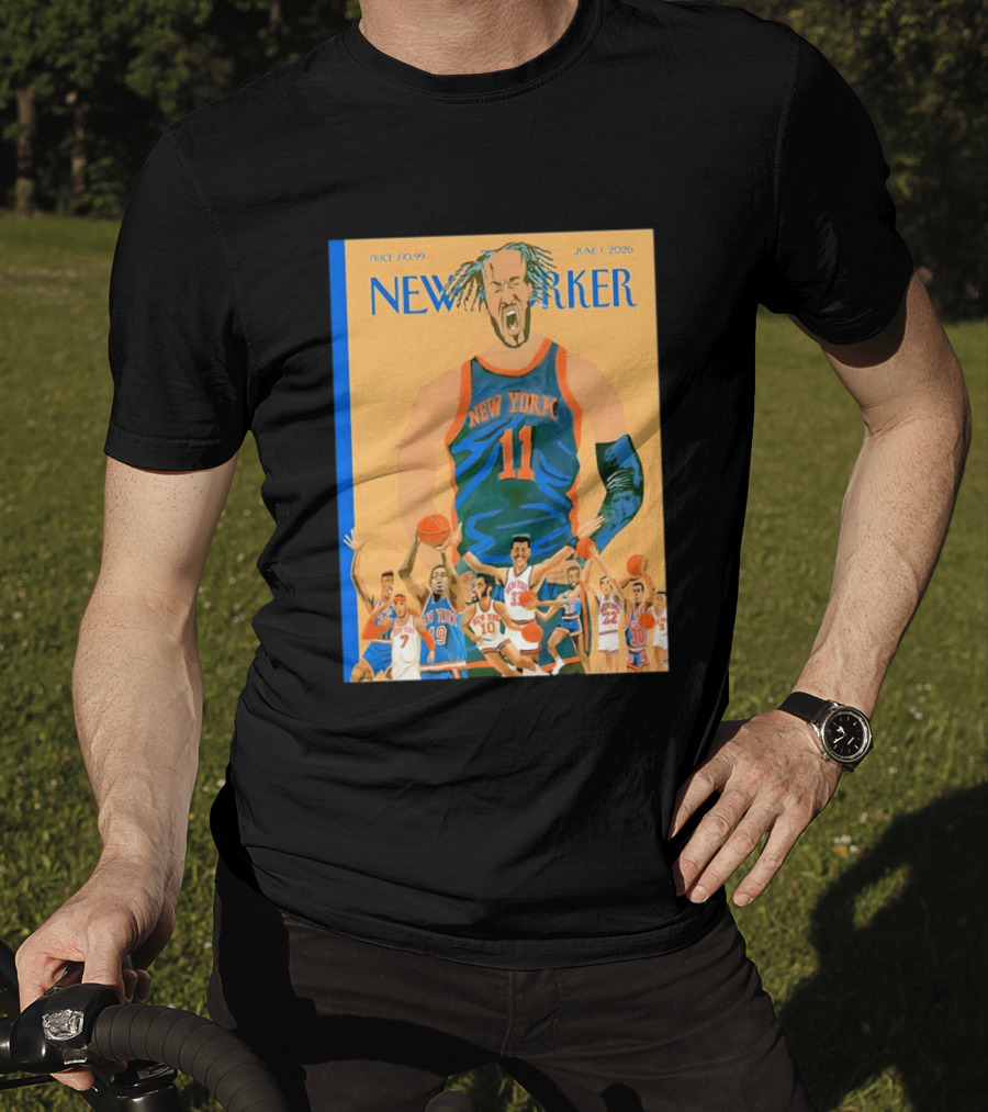 New York Knicks The New Yorker June 2026 Cover T-Shirt