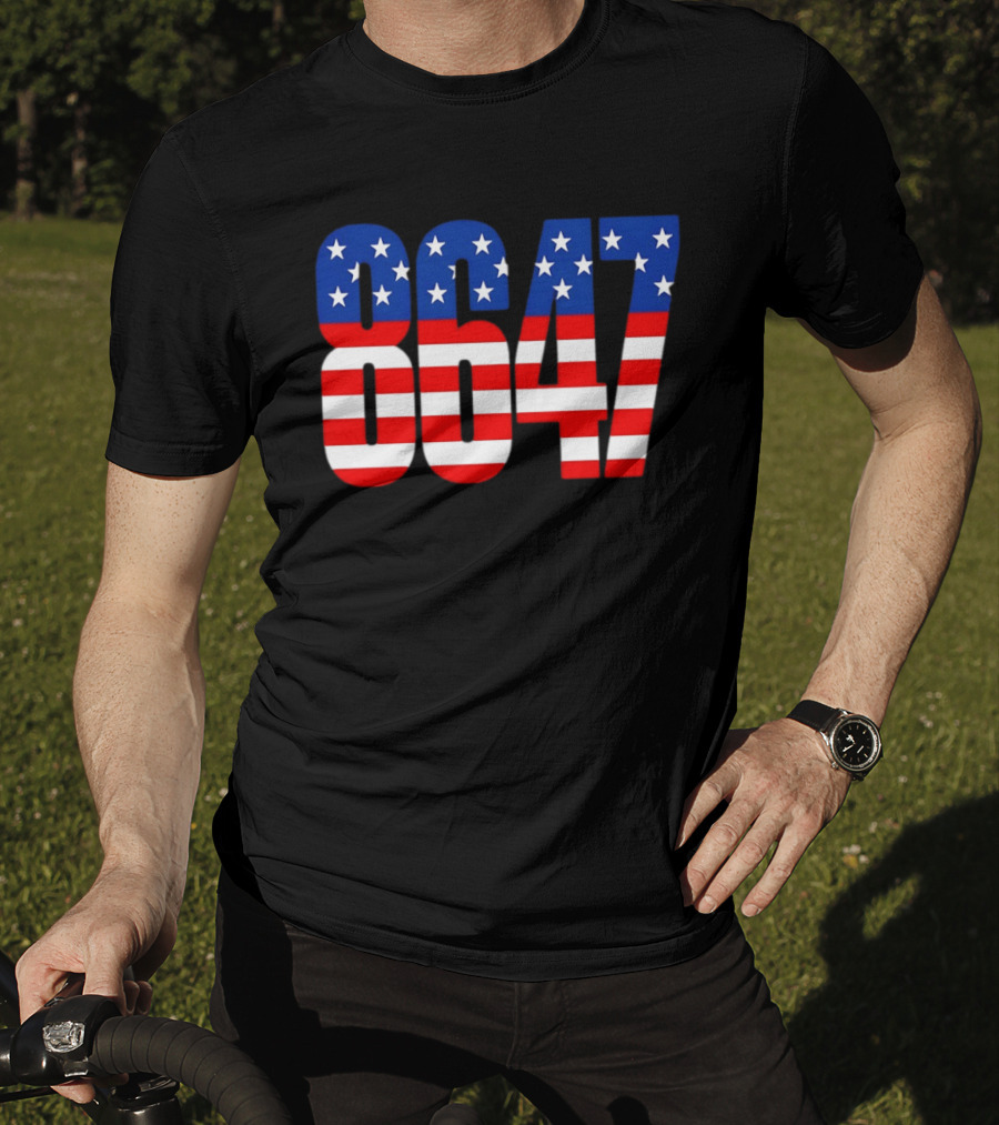 Patriotic American Flag 8647 Independence Day Stars And Stripes T-Shirt