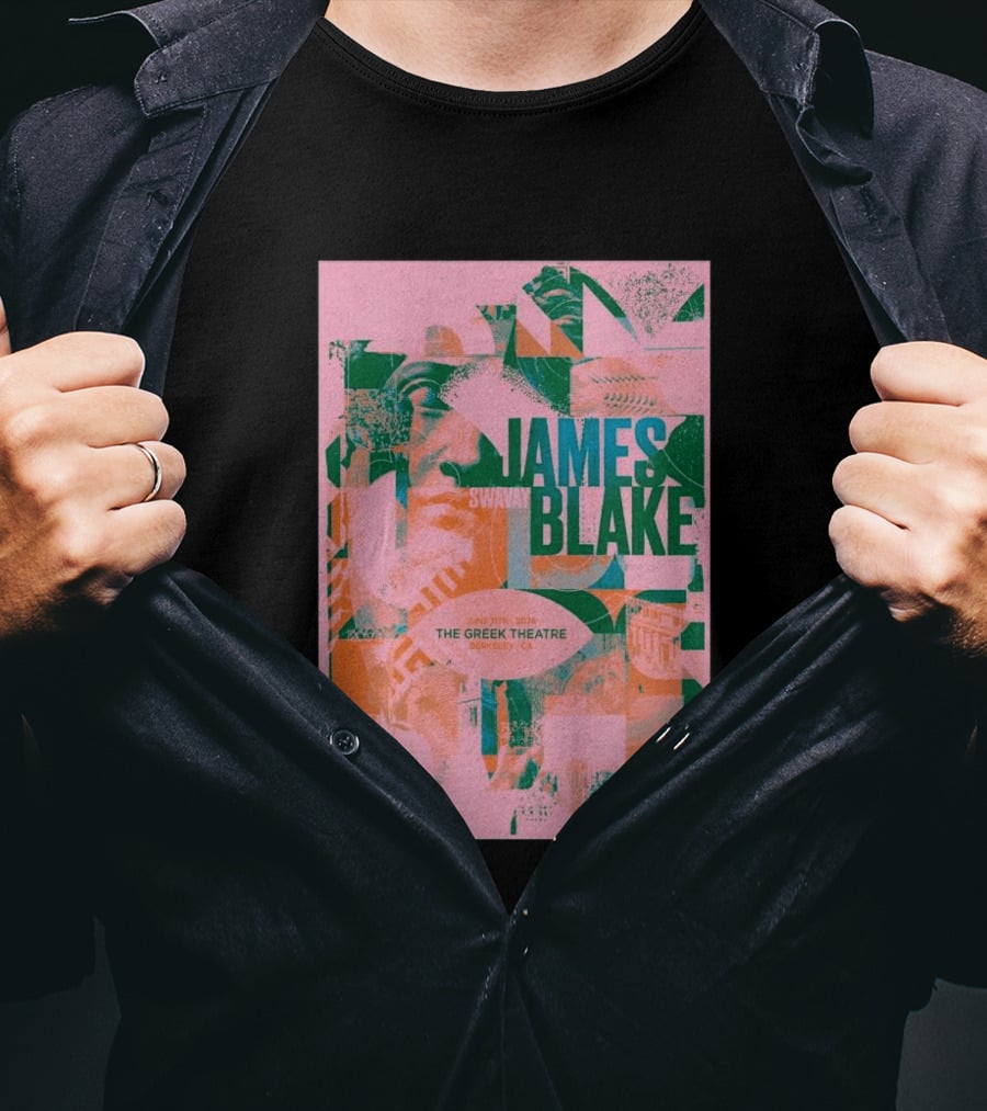 James Blake June 11 2026 Greek Theatre Berkeley CA T-Shirt