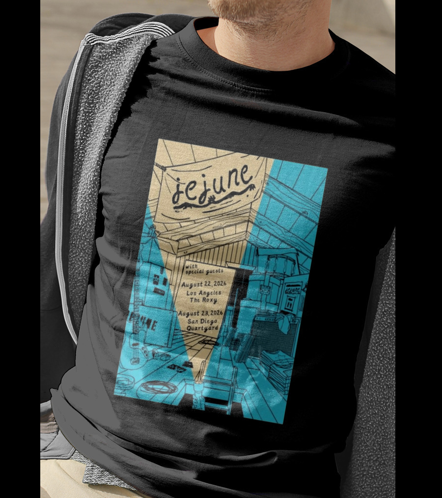 Jejune August 22 2026 Los Angeles The Roxy With Special Guests T-Shirt