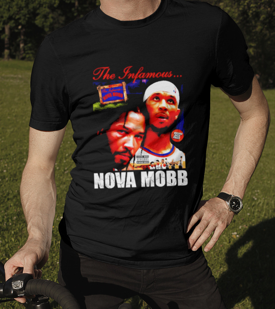 Josh Hart Jalen Brunson The Infamous Nova Mobb New York Knicks NBA 2026 T-Shirt