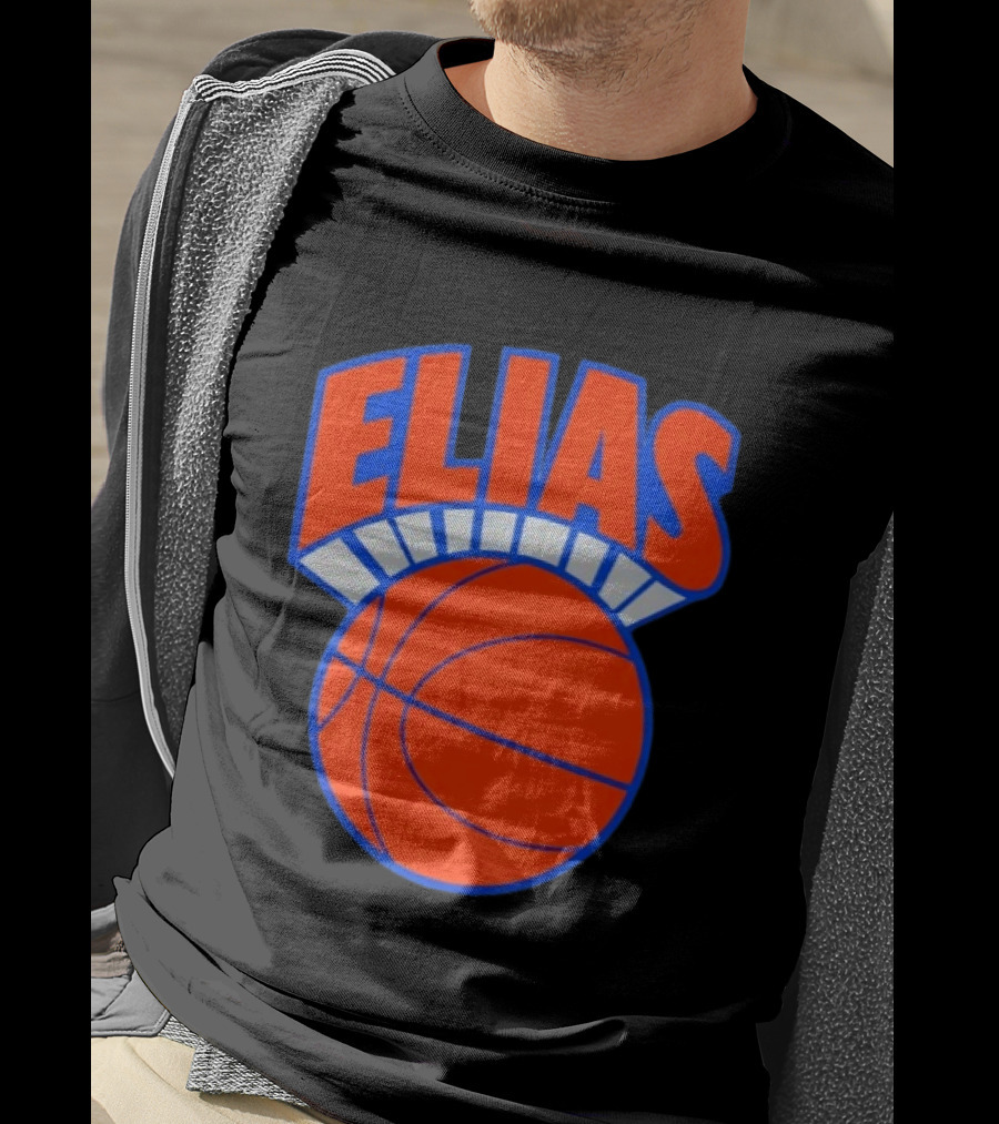 Elias Knickerbocker New York Knicks Basketball T-Shirt