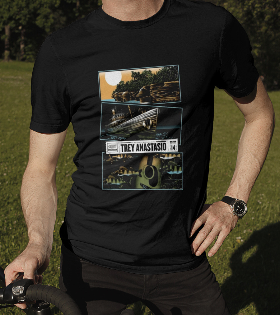 Trey Anastasio Acoustic Evening Lake Superior Big Top Chautauqua Bayfield Wisconsin June 14 2026 T-Shirt