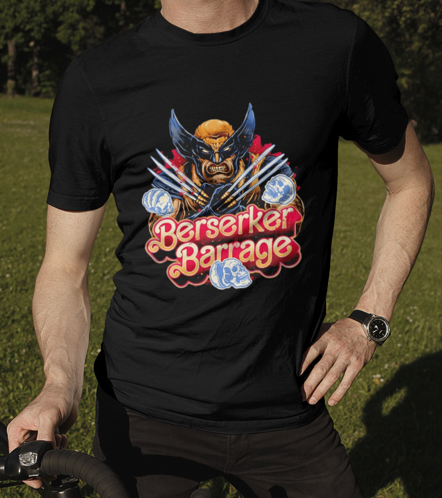 Berserker Barrage Wolverine Claw Attack Mode T-Shirt