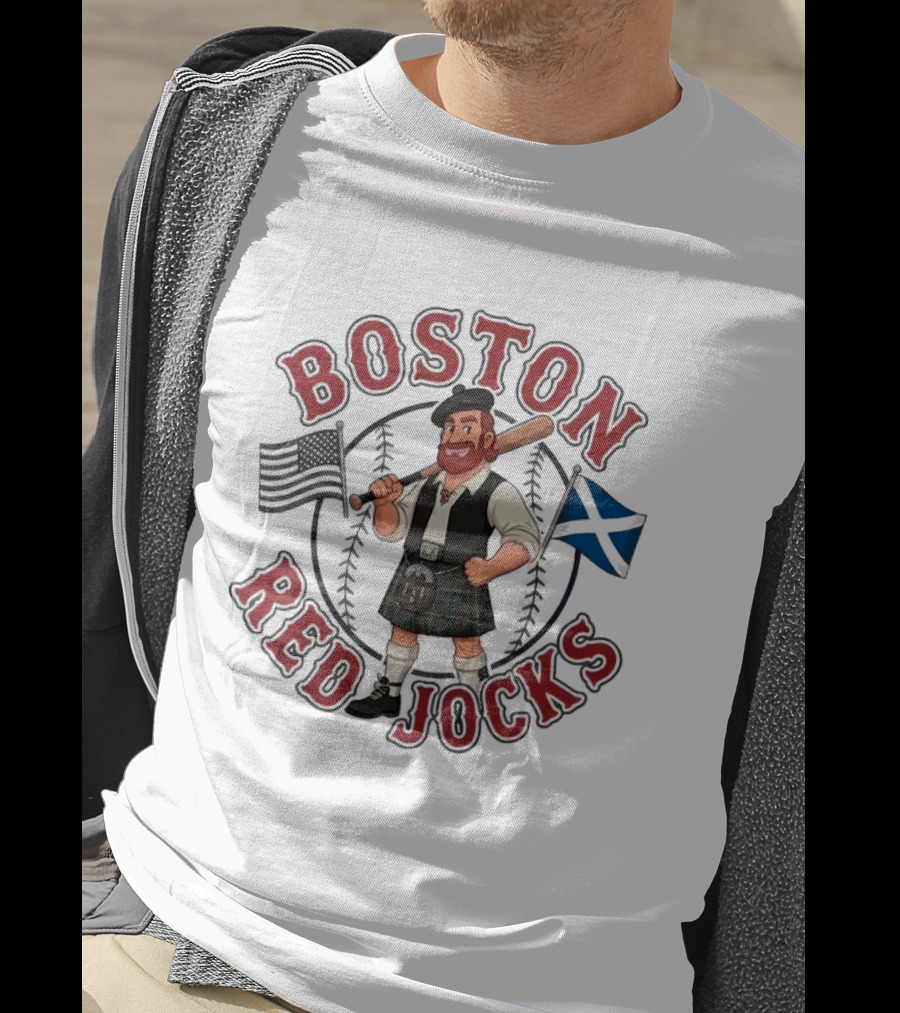 Boston Red Sox Scottish Heritage Baseball T-Shirt