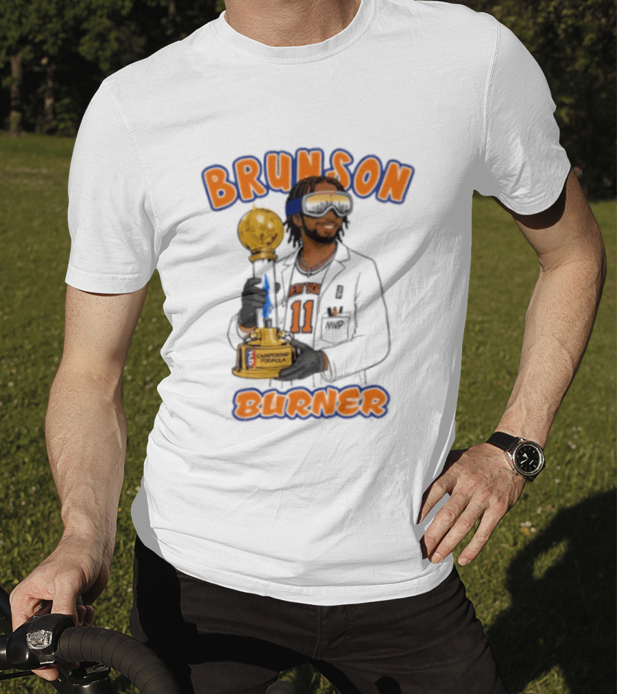 Brunson Burner Jalen Brunson New York Knicks Championship Formula T-Shirt