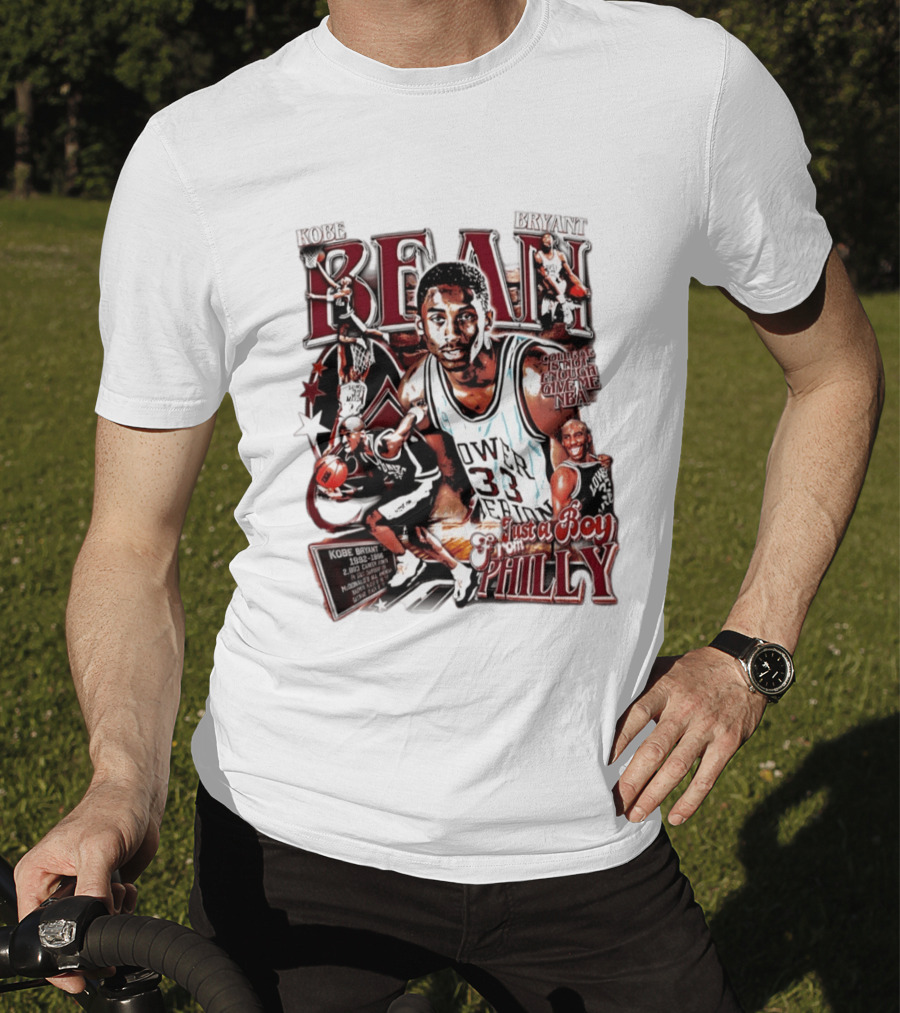 Kobe Bryant Bean Lower Merion High School Just A Boy From Philly 33 Jersey Basketball Legends T-Shirt