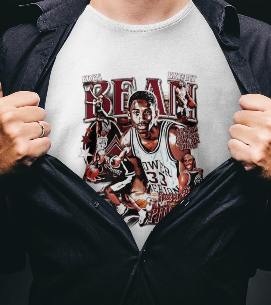 Kobe Bryant Bean Lower Merion High School Just A Boy From Philly 33 Jersey Basketball Legends T-Shirt