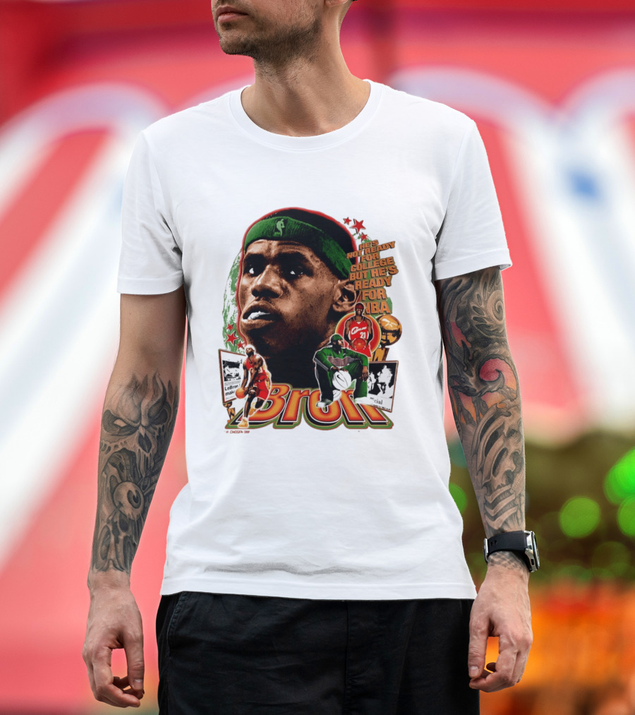 LeBron Skipped College Ready For NBA Cavaliers Basketball T-Shirt