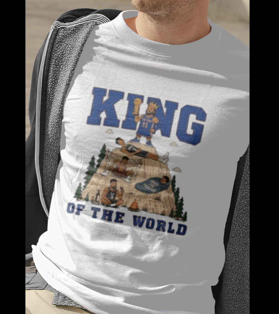 New York Knicks NBA Jalen Brunson King Of The World Basketball Champions T-Shirt