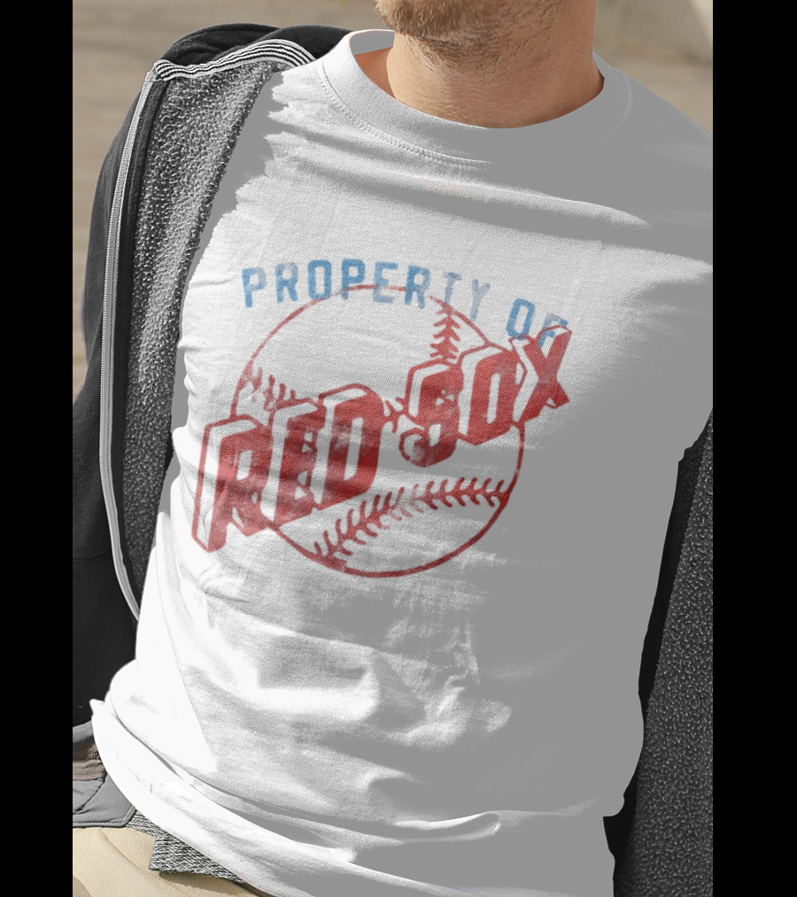 Property Of Boston Red Sox Cooperstown Baseball Classic Red Sox XXL T-Shirt
