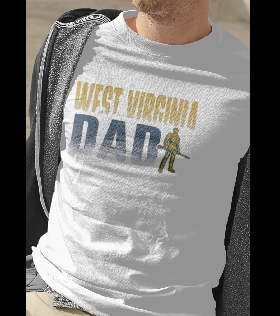 West Virginia Dad Mountaineer Spirit T-Shirt