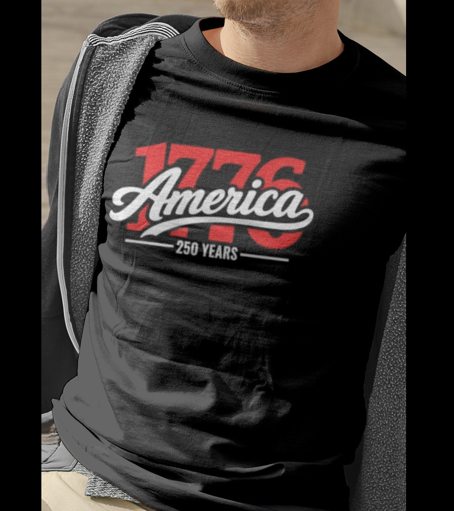 America 1776 250 Years Chicago Cubs Baseball T-Shirt