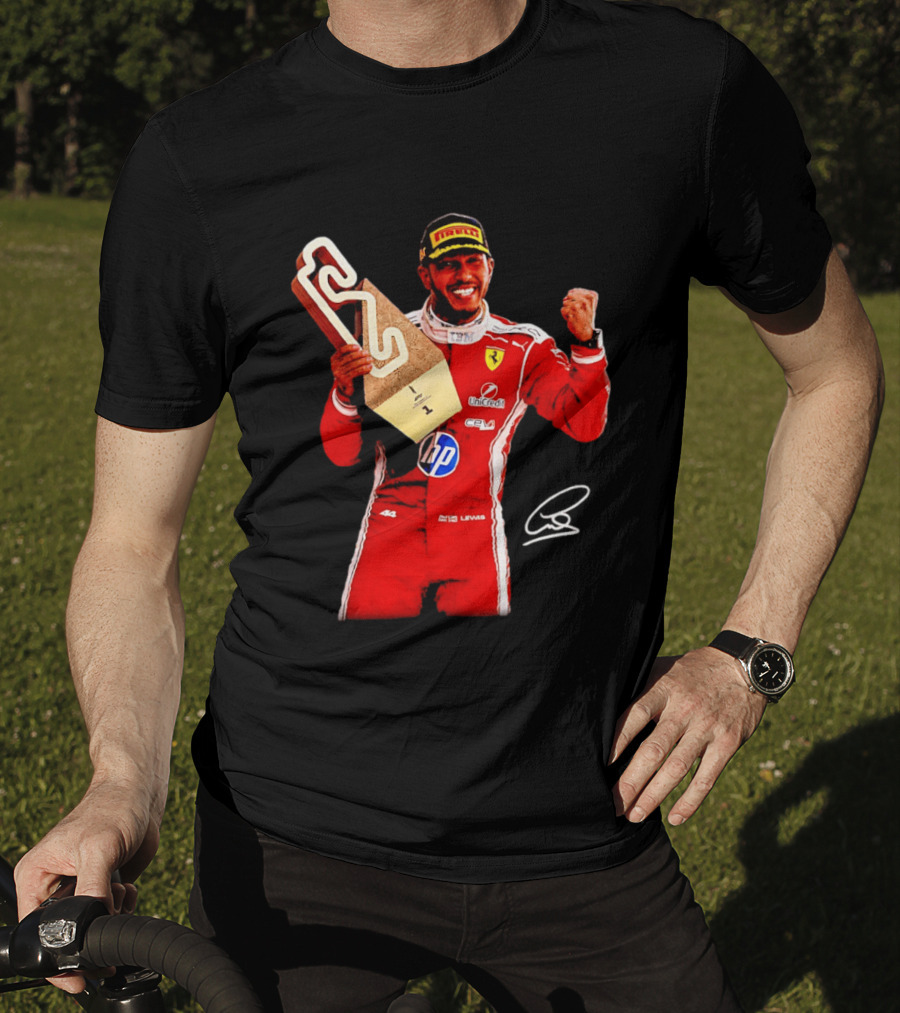 Lewis Hamilton Ferrari Racing Champion Pirelli Winner Remember Who You Are T-Shirt