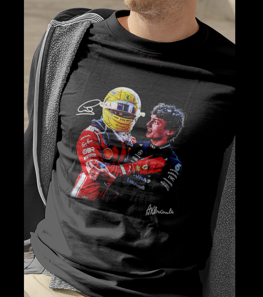 Ferrari Shell Mercedes Petronas Racing Embrace ZYN Microsoft T-Shirt