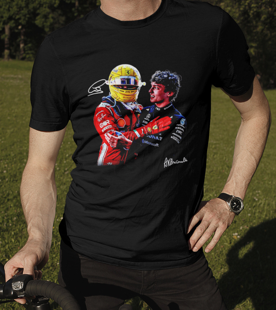 Ferrari Shell Mercedes Petronas Racing Embrace ZYN Microsoft T-Shirt