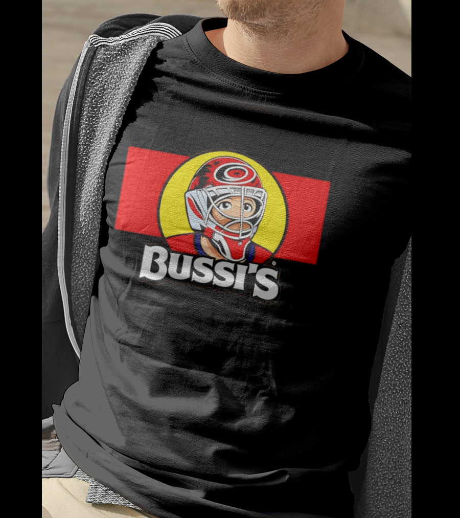 Brandon Bussi Carolina Hurricanes Goalie NHL Hockey 2026 T-Shirt