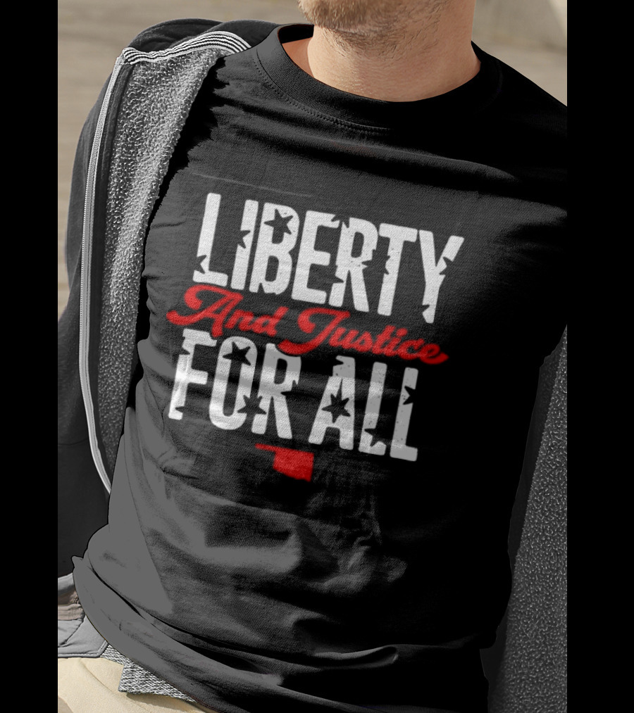 Liberty And Justice For All Oklahoma Stars T-Shirt