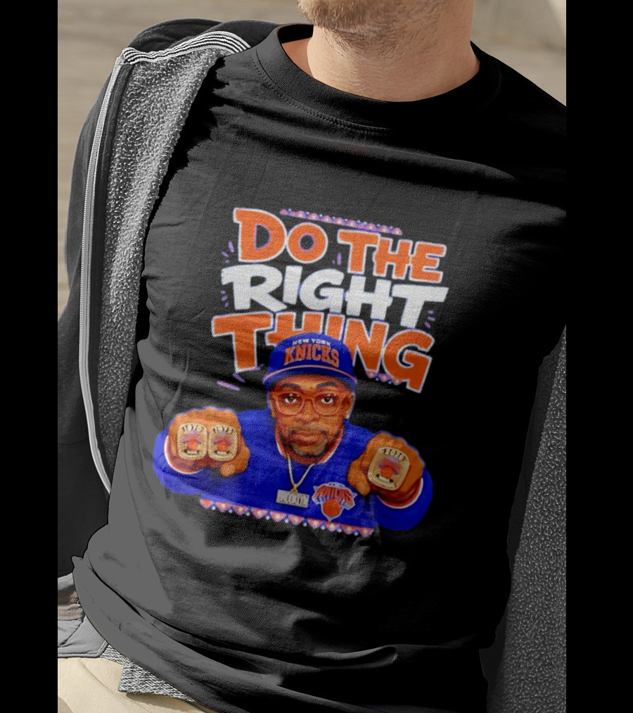 Do The Right Thing New York Knicks Rings 1970 1973 T-Shirt