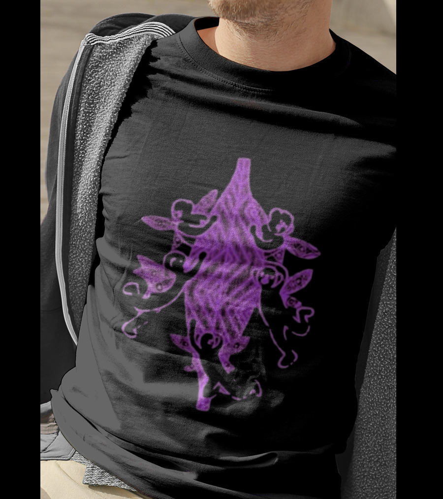 Gammin Threads Protect Trans Mob Purple Tribal T-Shirt