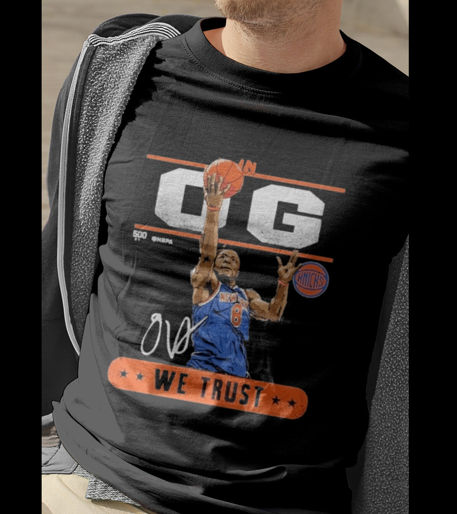 In OG Anunoby We Trust New York Knicks Basketball Star T-Shirt