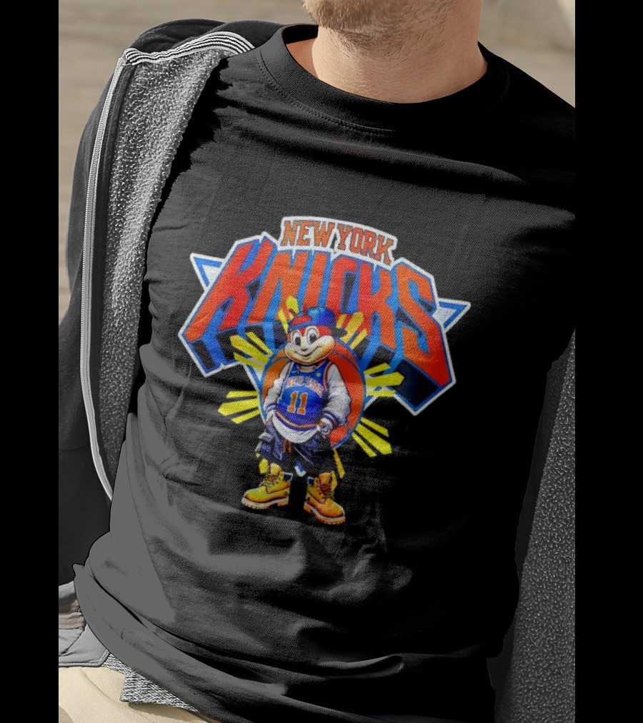 New York Knicks Jollibee Jalen Brunson Basketball Collaboration T-Shirt