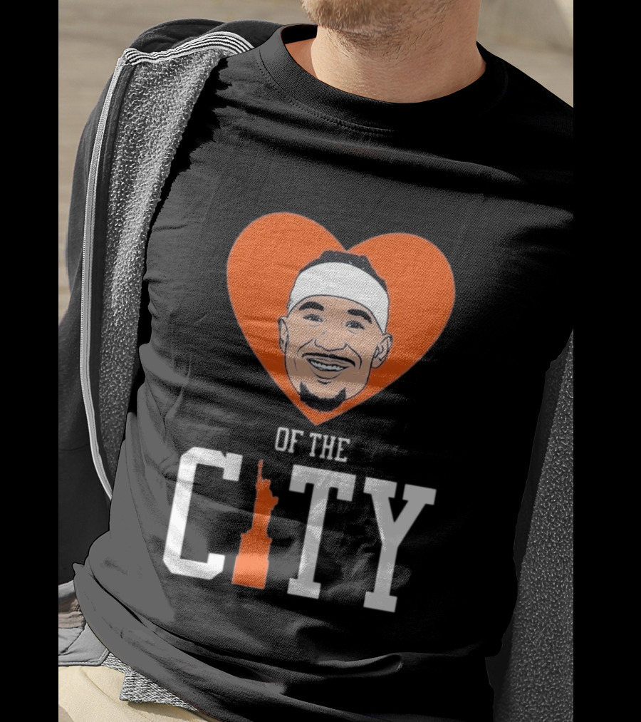 Josh Hart New York Knicks Heart Statue Of Liberty City T-Shirt
