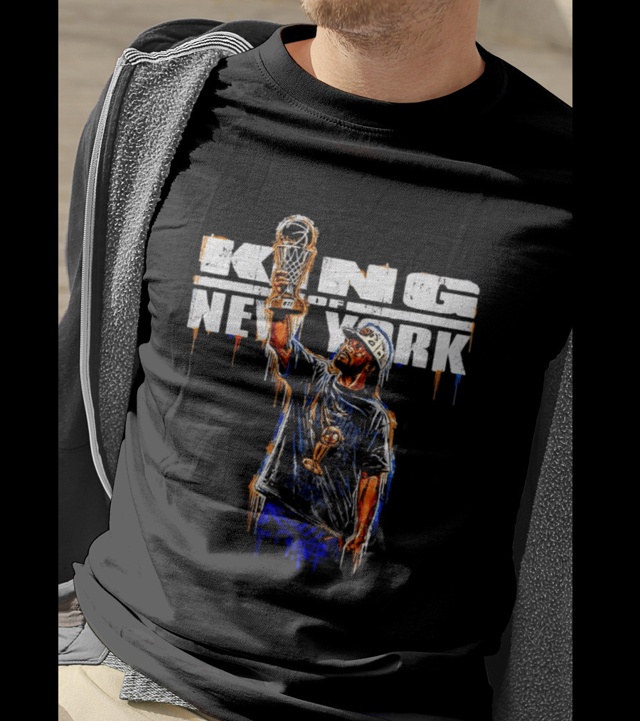 King Of New York Jalen Brunson MVP New York Knicks 2026 Paint T-Shirt