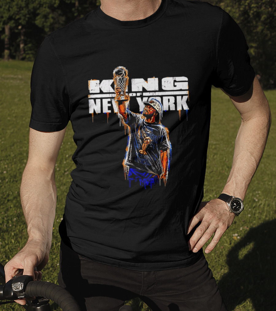 King Of New York Jalen Brunson MVP New York Knicks 2026 Paint T-Shirt