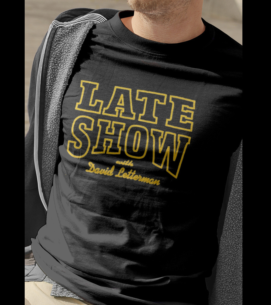 Late Show With David Letterman Yellow T-Shirt