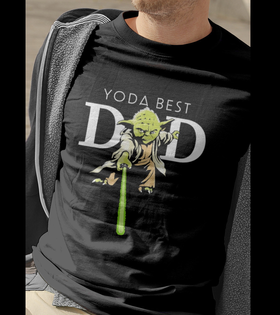 Star Wars Yoda Best Dad Jedi Master Father's Day T-Shirt