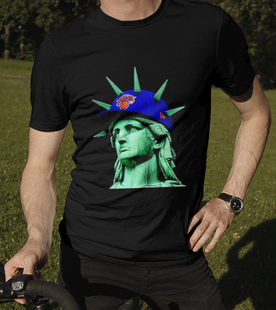 Statue Of Liberty New York Knicks Hat T-Shirt
