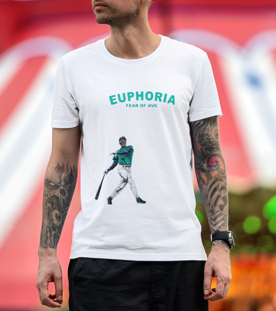 Euphoria Fear Of AVG Baseball Player Iconic Swing T-Shirt