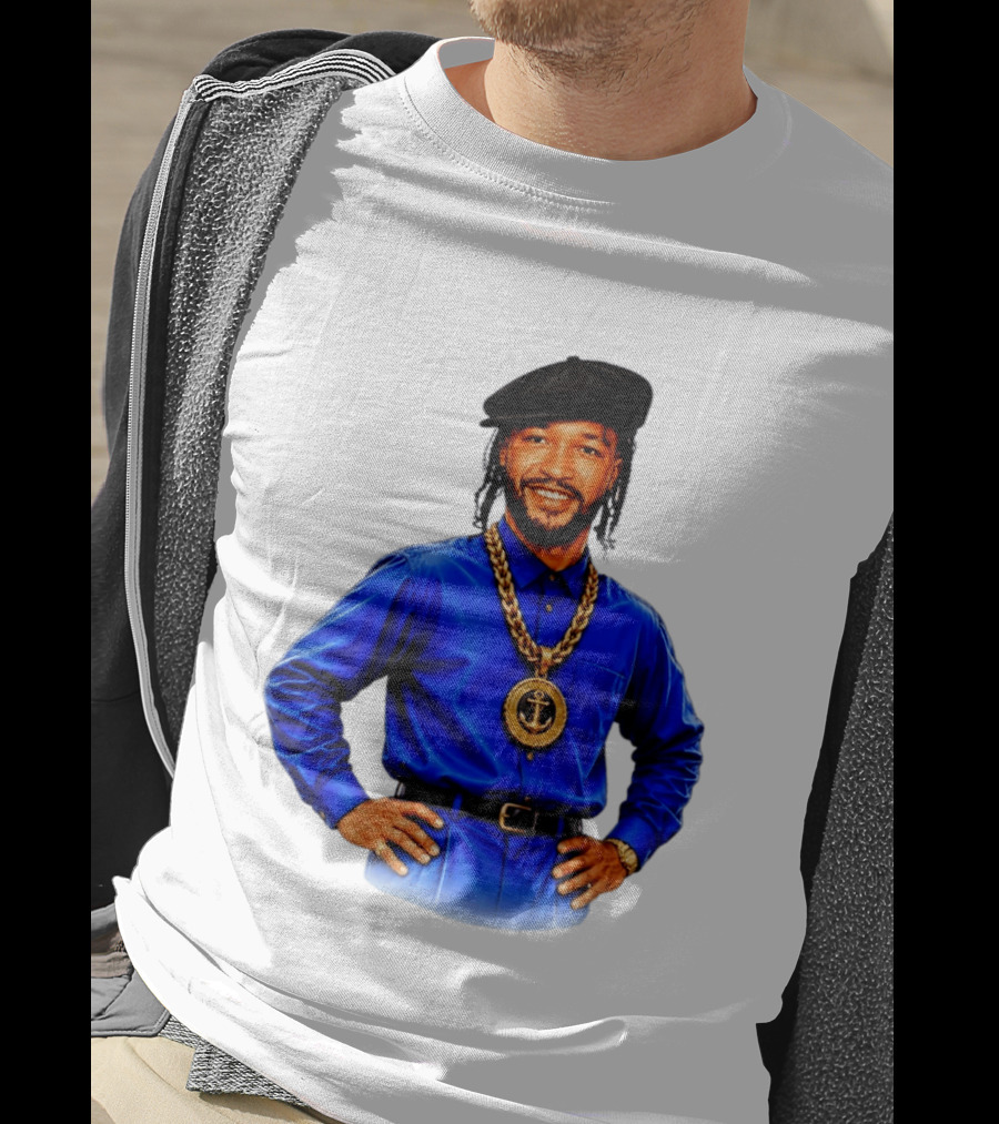 Jalen Brunson NY Knicks Always Business Never Personal Anchor Chain Beret Outfit T-Shirt