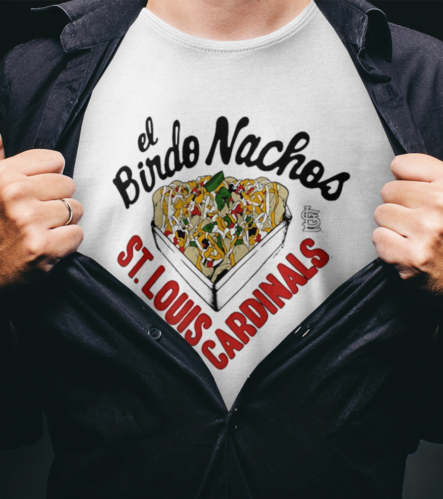 St. Louis Cardinals El Birdo Nachos T-Shirt