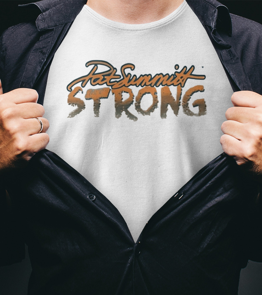 Pat Summitt Strong Tennessee Volunteers Mindset T-Shirt