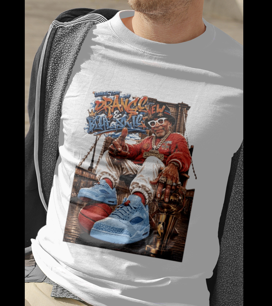 Director Orange And Blue New Champions NBA Basketball T-Shirt