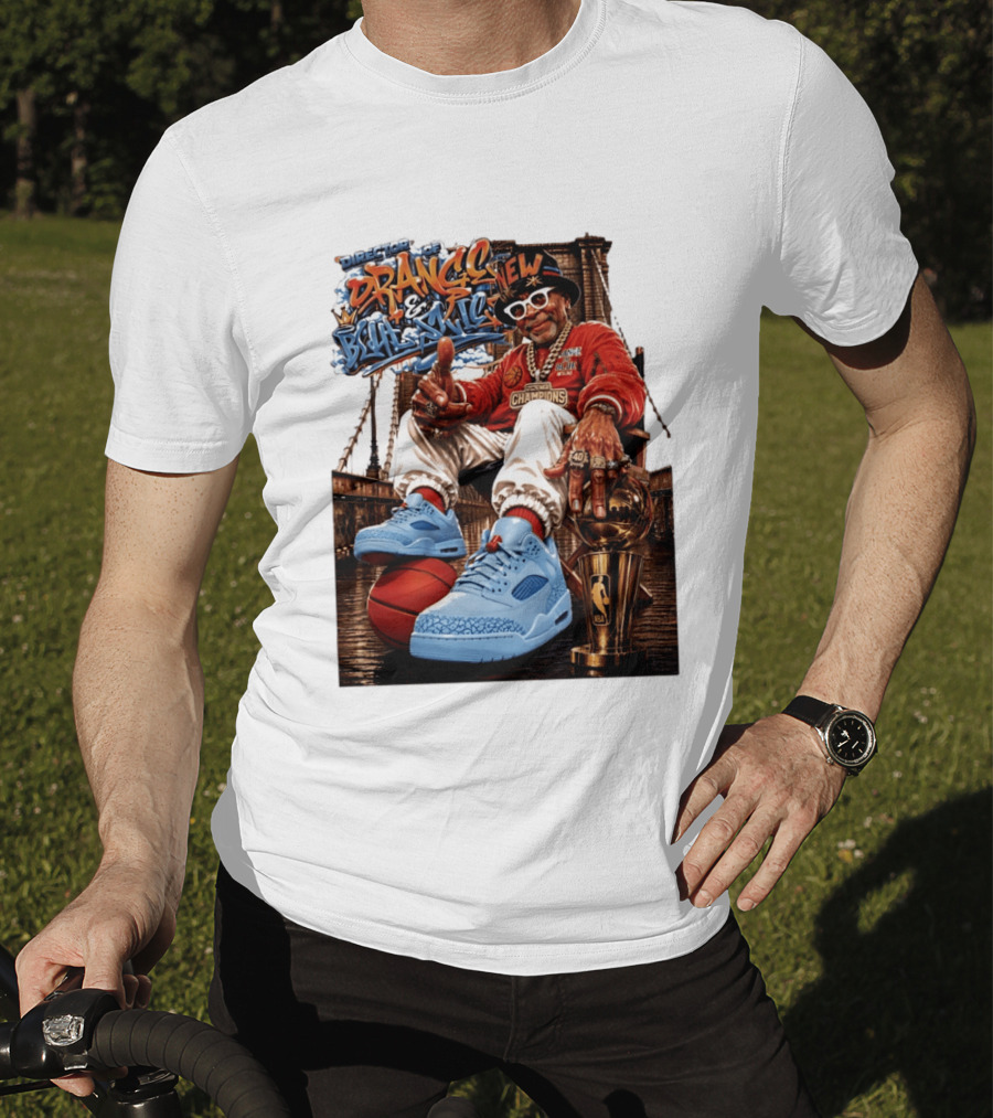Director Orange And Blue New Champions NBA Basketball T-Shirt