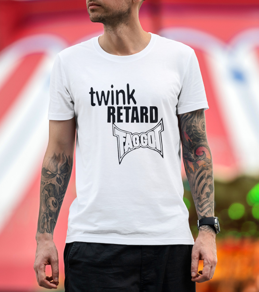 Twink Retard Faggot And I Have A Gun T-Shirt