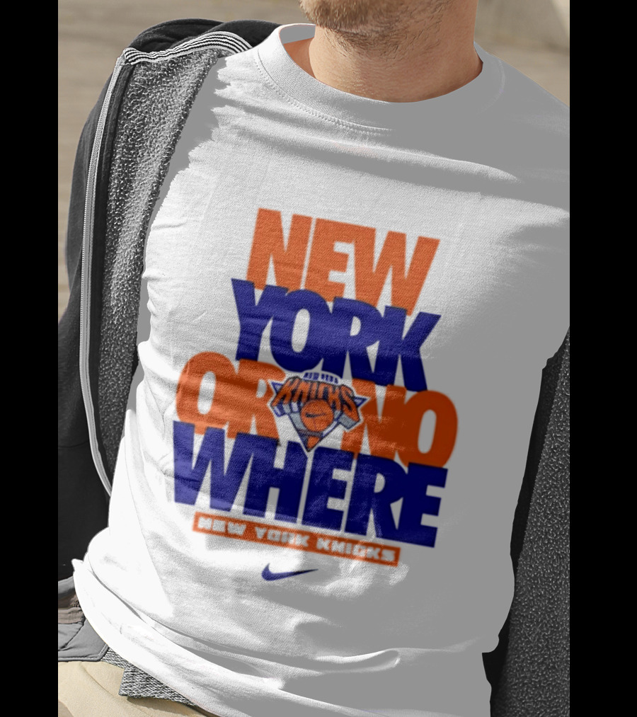 New York Or Nowhere New York Knicks 2026 AJ1 T-Shirt