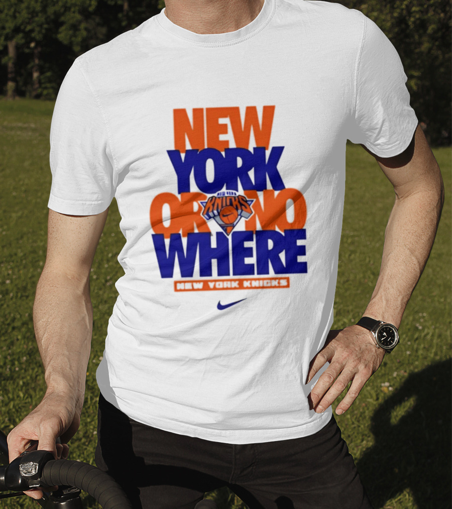 New York Or Nowhere New York Knicks 2026 AJ1 T-Shirt
