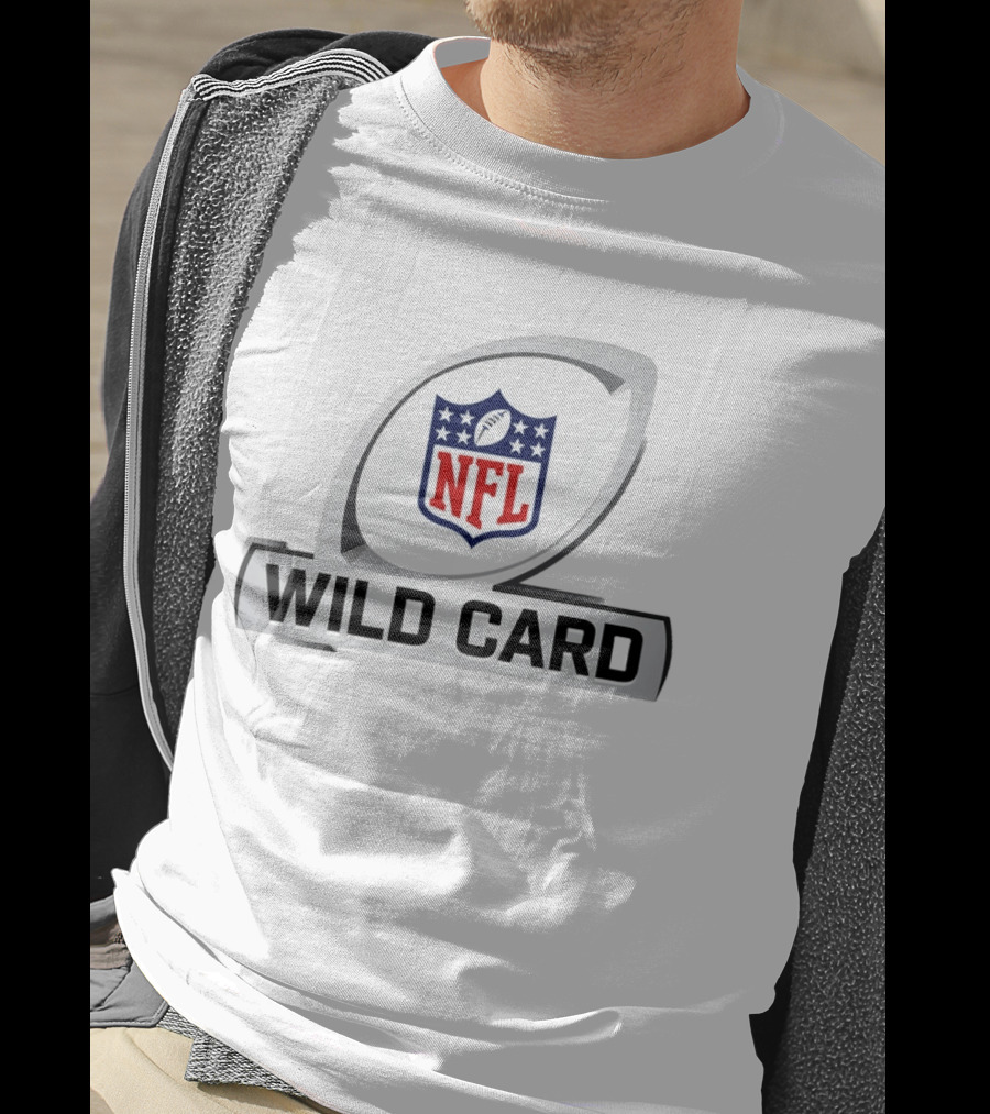 NFL Wild Card 2026 Logo Football T-Shirt