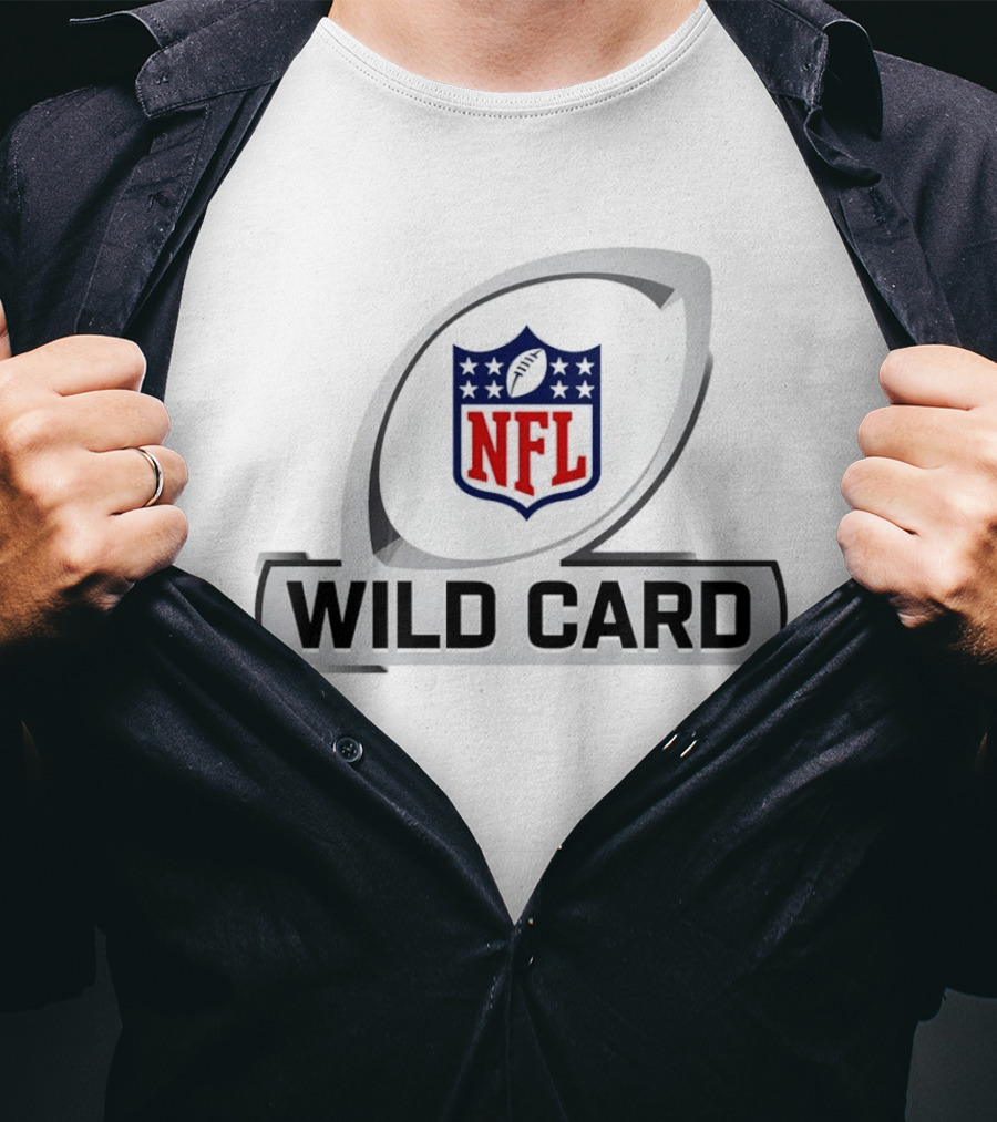 NFL Wild Card 2026 Logo Football T-Shirt